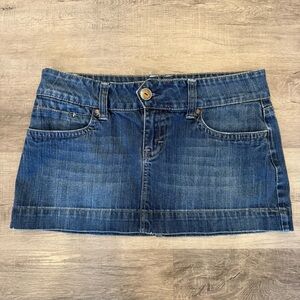 Denim Mini Skirt
